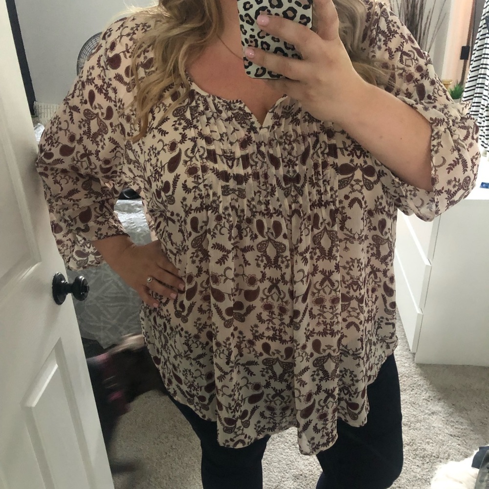 Floral Flowy Tunic